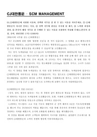 CJ대한통운 자기소개서