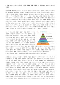 매슬로우의 욕구이론을 본인의 상황에 맞게 설명한 후, 욕구이론의 장단점을 제시해 봅시다.