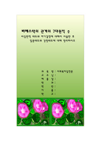 [비에스택  7대원칙]비에스택의 전문원조관계 7대원칙 중 비심판적 태도와 자기결정에 대해서 서술한 후 질문태도와 경청태도에 대해 정리하시오
