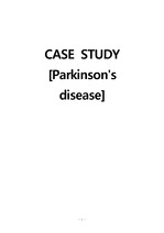 A+ 받은자료입니다.  파킨슨 CASE 입니다. 진단 3개 과정 3개