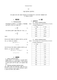 [일반물리학실험] 회전 운동 모델의 등속회전과 등가속회전을 하여 시간에 따른 각변화를 계산하여 이론값과 비교한다. - Rotaional Motion