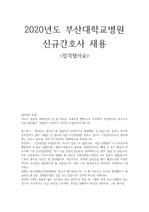 부산대학교병원자소서(2019작성,합격함)
