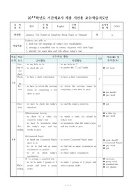[지도안] 영어교사 채용 수업시연 지도안입니다. 실제로 수업시연에서 최종 합격한 작품입니다. 수업시연 지도안을 어떻게 작성할지 막막하신 분들은 반드시 읽어보시기 바랍니다.