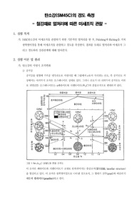 [신소재기초실험] 탄소강(SM45C)의 경도 측정 - 철강재료 열처리에 따른 미세조직 관찰