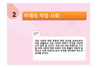 [수업자료] ‘미래의 직업 사회’단원 PPT자료입니다.