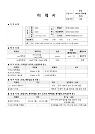 삼성 바이오 로직스 지원 - 우수 인턴 사원 이력서와 자기소개서