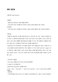 [일반물리학실험] Graph Matching 그래프 매칭 예비 레포트