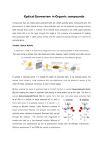 Optical Isomerism in Organic compounds( Chirality: Optical Activity,Racemic mixture,Enantiomers,Diastereomers,Asymmetry,..