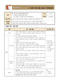 [수업지도안] 한국사 수업지도안으로 조선의 신분제와 양반 문화입니다.