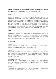 ‘가족’이란 과연 무엇일까. 몇몇 학자들의 정의를 살펴보았다. 이를 토대로 가족에 대해 스스로 1~2줄로 정의해보자. 그리고 그렇게 정의한 이유를 자세히 설명하시오.