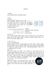 [일반물리학실험] 표면장력 예비 보고서