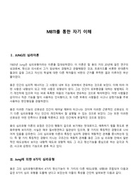 MBTI를 통한 자기이해