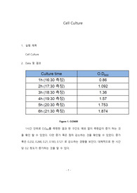 포항공대 화학생명공학실험[포스텍 A]Final-Report (Cell Culture)
