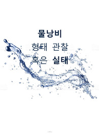 물의 낭비