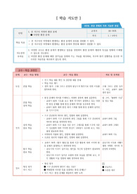 [수업지도안] 고등학교 사회과목 학습지도안입니다.