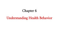 Understanding Health Behavior (건강행동, 건강 신념모형, 계획행동이론, 범이론적 모형,예방, 인지행동적 개입,)