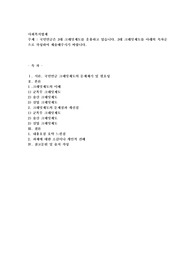 국민연금은 3대 크레딧제도를 운용하고 있습니다. 3대 크레딧제도를 아래의 목차순으로 작성하여 제출해주시기 바랍니다