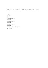 노인에 의한, 노인을 위한, 노인에 대한 노인교육의 사례를 제시하시오