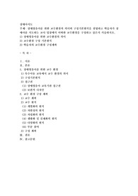 장애영유아를 위한 교수환경의 의미와 구성기본원칙을 설명하고 학습자가 장애아를 지도하는 교사 입장에서 어떠한 교수환경