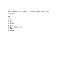 사회복지정책의 가치 가운데 평등, 효율, 사회정의의 내용과 각 가치의 장단점을 비교하시오