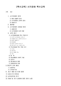 (특수교육) 시각장애 특수교육