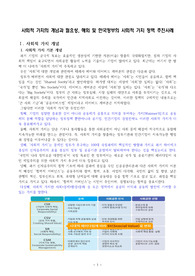 ((강추자료A+)) 사회적 가치의 개념과 필요성, 해외 및 한국정부의 사회적 가치 정책 추진사례 - 사회적 경제, 사회적 불평등, 더 나은 삶의 지수(BLI) 등의 관점
