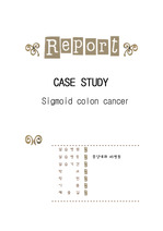 성인간호학- 결장암 (Sigmoid colon cance)  A+ 케이스 스터디