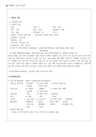 정신간호학 실습 - 조현병 (편집 조현병)