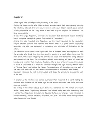 animal farm 챕터별 요약 및 의견(1, 2챕터) 레포트 Animal Farm 챕터별 요약 및 의견(1, 2챕터) 레포트