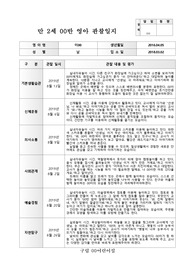 만2세 8월관찰일지 7명(2019년작성) 레포트