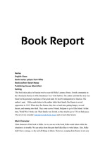 영문독후감, Book Report / 책 제목-Letters from Rifka(리프카에서 온 편지)
