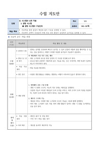 [수업지도안] 통합과학(생명 시스템의 구성단위) - 수업지도안입니다.
