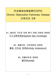 COPD 간호진단