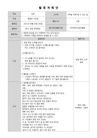 엄마 생일 축하해요 - 동화 활동계획안(만3세, 만4세)