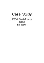 성인간호학, 담낭암 CASE STUDY, 간호진단 8개