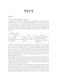 문제행동 수정 과제