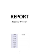 [A+]성인간호학 케이스 스터디(식도암,Esophageal Cancer)