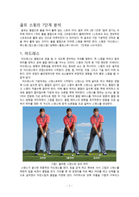 골프 스윙의 7단계 분석, 골프 스윙분석