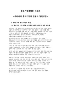 중소기업경영론 레포트[건국대학교 만점자료]