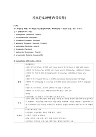 [간호] 아드레날린성 제제/ 아드레날린 차단제(알파차단제, 베타차단제) - 약물의 용량, 작용, 부작용, 간호 중재(환자교육 포함)