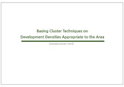 [PPT/도시계획/영어논문번역/대학원] 랜달 아렌트의 클러스터 개발방식 관련 논문 (Randall Arendt, 1997, Basing Cluster Techniques on Development Densities ..