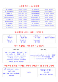 토익 Ing목적어 To 목적어, 숙어, 전치사, 자타동사 표현들 정리 시험자료