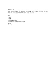 경영정보시스템에 대해 정의하고, 정보시스템을 활용한 기업의 성공사례에 대해 조사하고, 해당 사례의 성공 이유