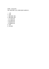충동구매의 4가지 유형에 대하여 설명하시오