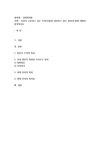 자신이 근무하고 싶은 조직(기업)과 담당하고 싶은 업무(부서)에 대해서 분석하시오