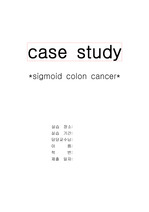 성인간호학-외과) 대장암case study_sigmoid colon ca