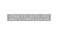 성폭력, 성교육, 결혼이주여성에 대한 논문 중 한편 읽고, 정리 및 개인의견