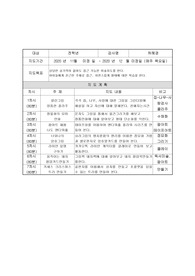 미술수업강좌(저학년,특수아동용) 7주차 강의계획서