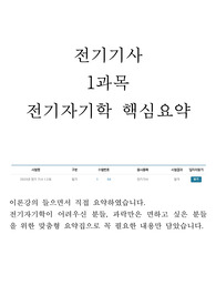 (합격인증) 전기기사 필기 - 전기자기학 핵심요약