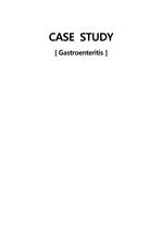 (A+)[성인간호학 실습] Gastroenteritis(위장염) CASE STUDY(간호진단3개, 간호과정3개)